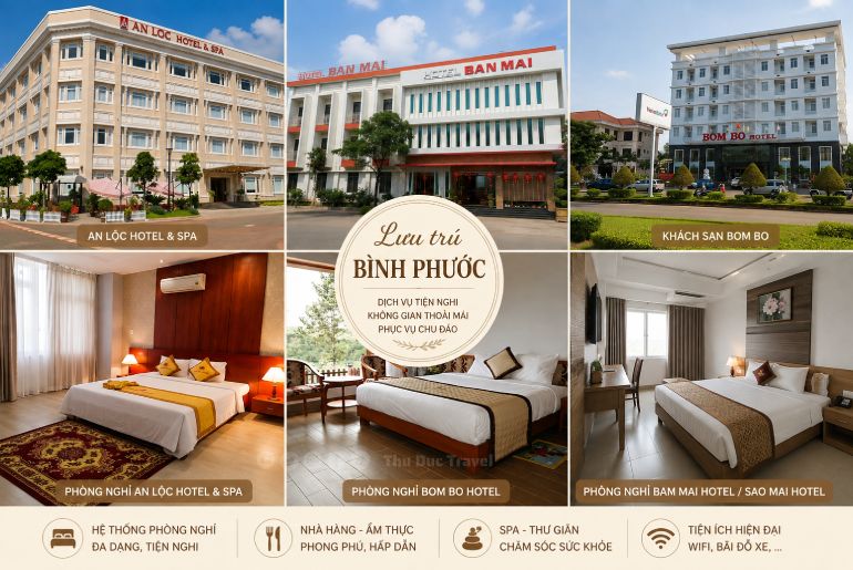 Những địa điểm lưu trú dành cho du khách khi du lịch Bình Phước