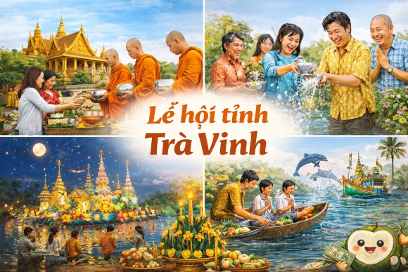Những lễ hội truyền thống tỉnh Trà Vinh – Sắc màu văn hóa Khmer đặc sắc