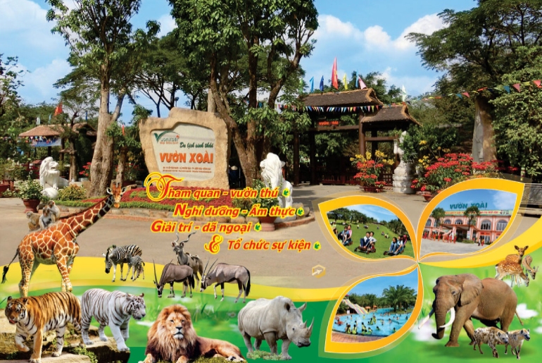 Khu du lịch Sinh Thái Vườn Xoài I Tour du lịch Vườn Xoài 1 ngày